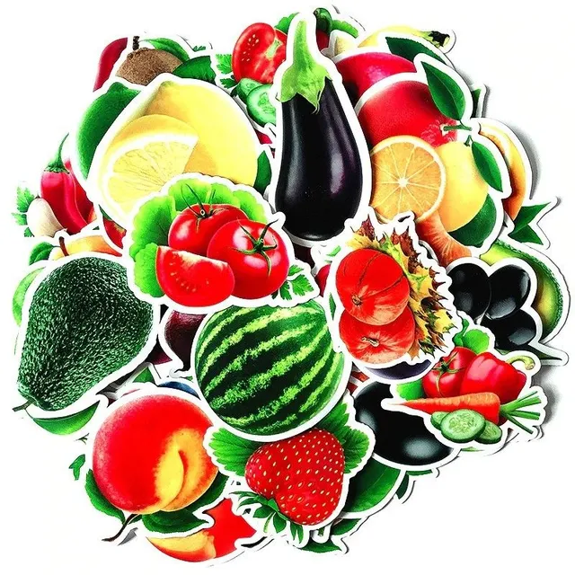 Sticker fruit 100 pcs