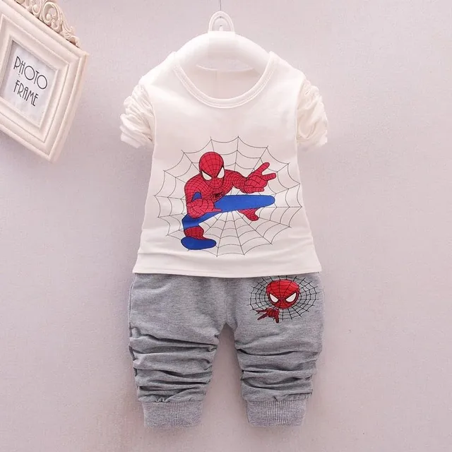 Compleu sportiv pentru băieți Spiderman | Hanorac, Pantaloni, Tricou