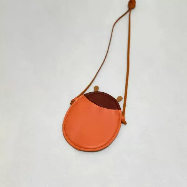 Baby mini crossbody purse with motif pumpkin / pears / ladybugs
