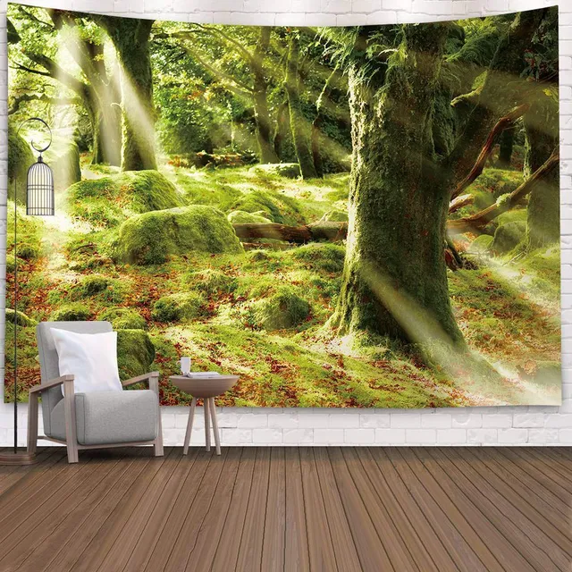 Wall tapestry with nature motif