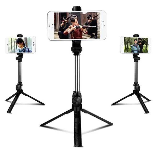 Selfie stick / tripod with bluetooth remote control