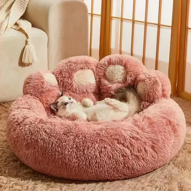 Kutya- és macskaágy - Kanapé háziállatnak meleg ággyal