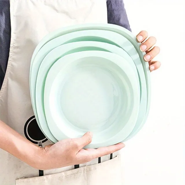 54dílná sada venkovního nádobí pro kempování a piknik, přenosné venkovní multifunkční столоvé nádobí s úložným boxem
