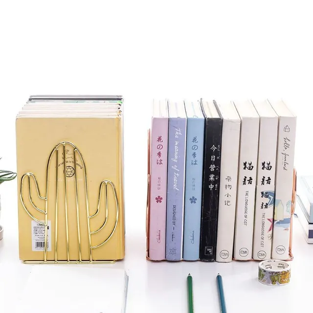 Table stand for books in the shape of a cactus