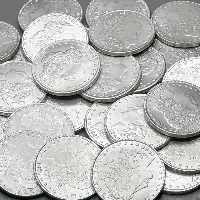 Replika mincí 28ks/set Americká pamätná minca Morgan z roku 1888-1921, darčeky na šťastie na Vianoce a Nový rok, kolekcia mincí, repliky mincí