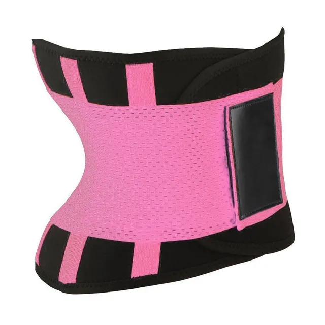 Fitness slimming belt for abdominal reinforcement pink s