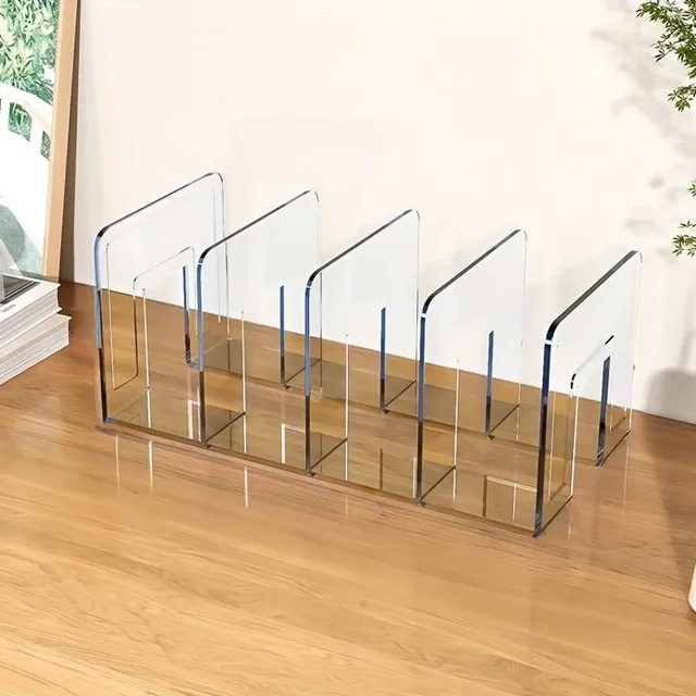 1pc Transparent acrilic sac rack cu separatoare, dulap și garderoba organizator, pentru dormitor și dormitor