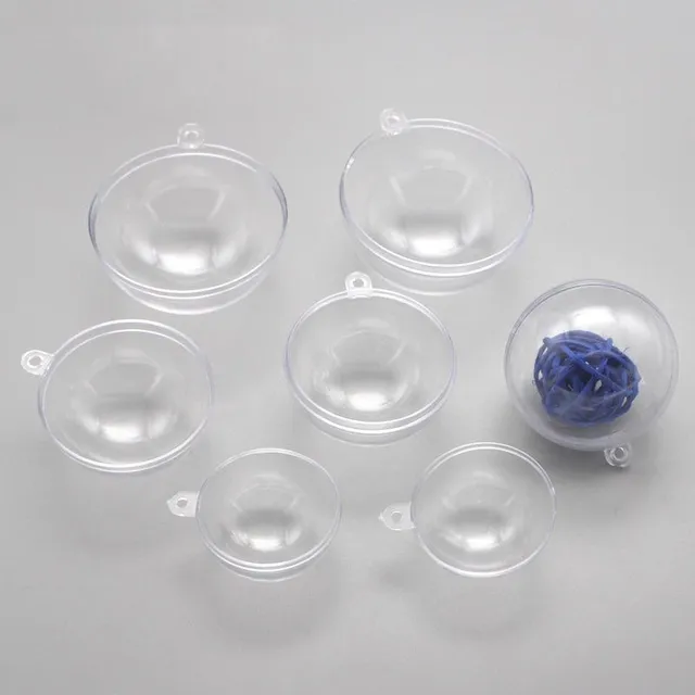 Christmas balls transparent 10 k