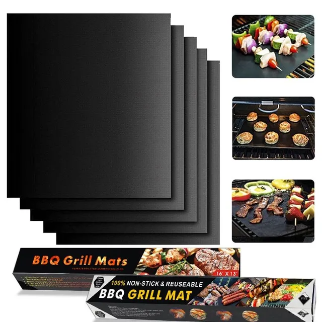 Incroyable tapis en téflon pour grill - 2 pièces