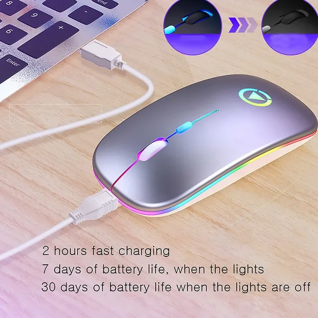 IONIT Illuminated Wireless Mouse (ang.).