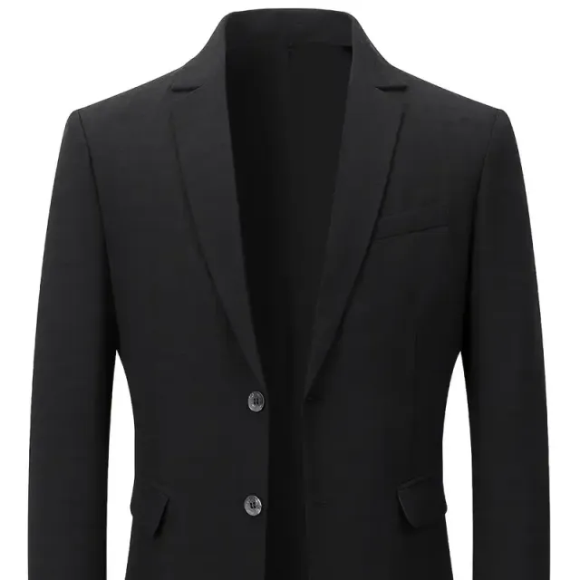 Men's social jacket with pockets, 2 buttons, formal events and celebrations