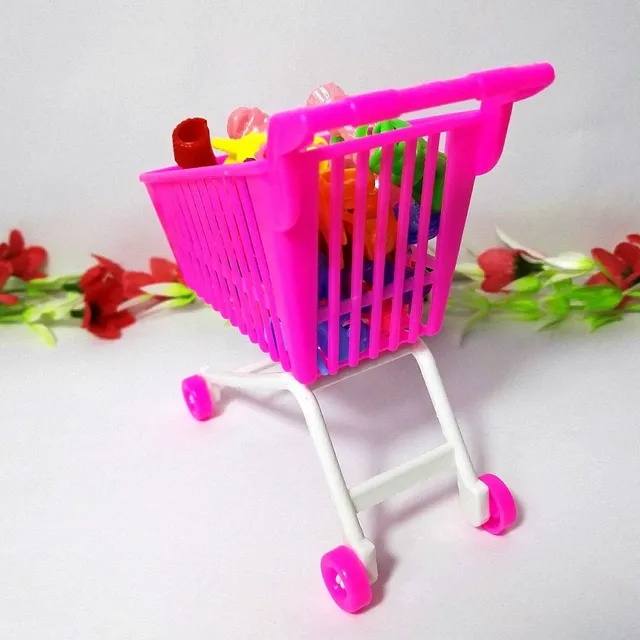 Shopping basket for doll 2 pcs