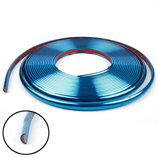 Self-adhesive car chrome strip 8 m