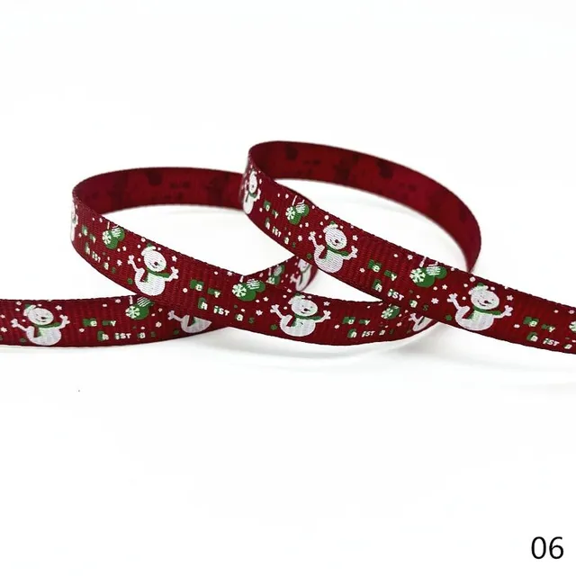 Christmas ribbon with print