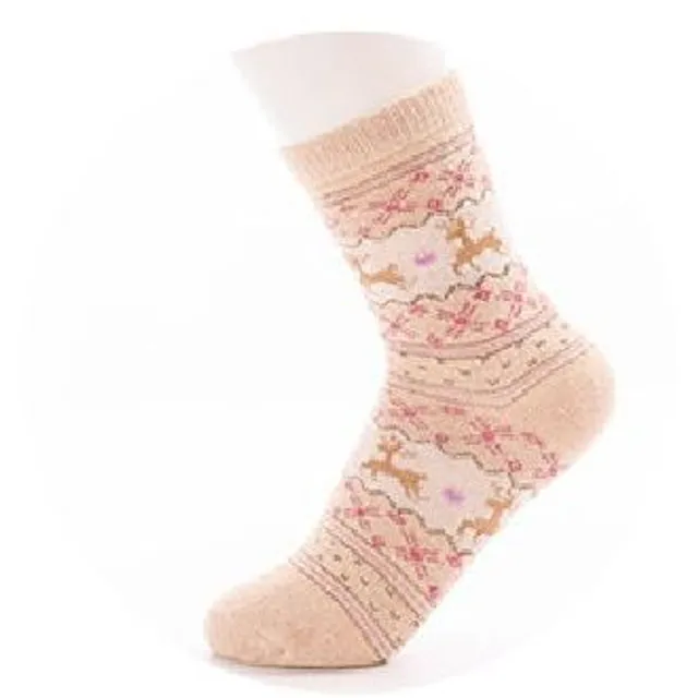 Dámske zimné teplé ponožky Via
