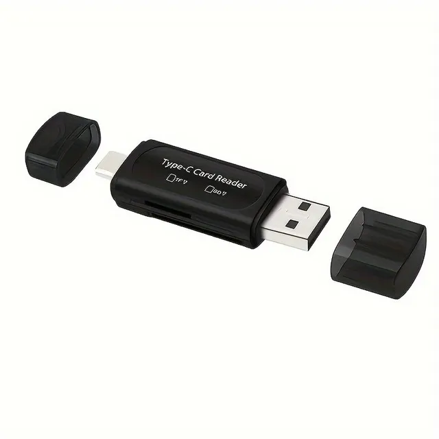 Universal memory card reader 4 in 1 USB-C/USB-A