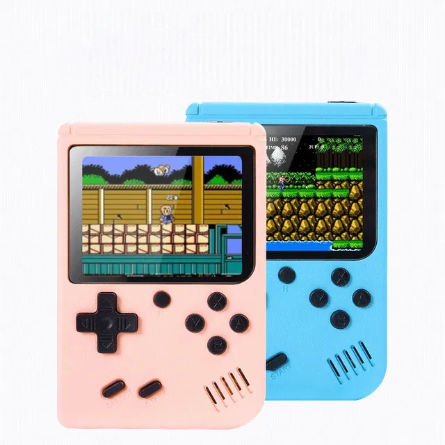 Retro portable mini game console with 3.0-inch color LCD display