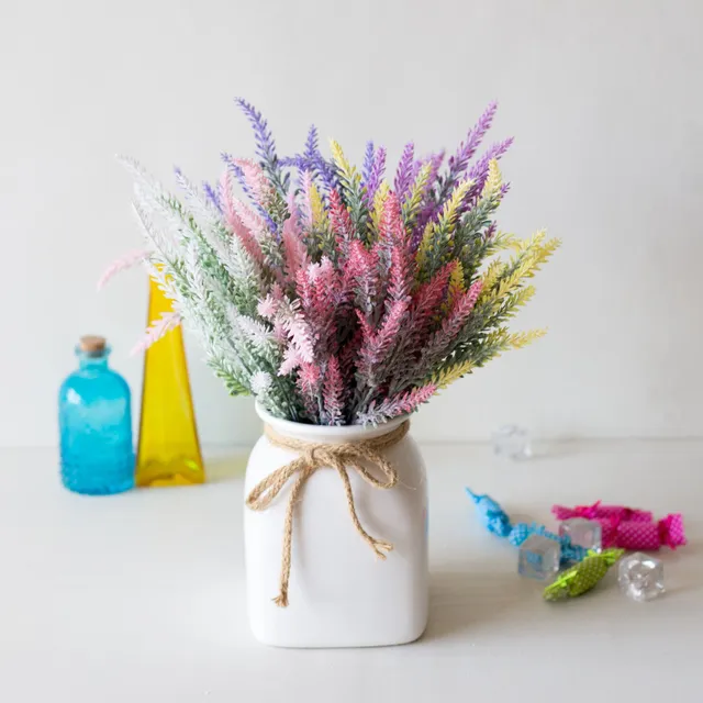 Beautiful artificial lavender decoration