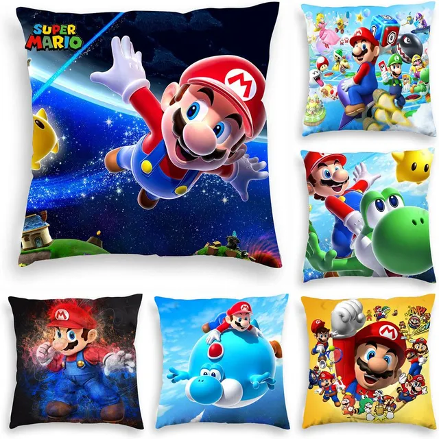 Štýlová obliečka na vankúš s motívmi Super Mario - rôzne varianty