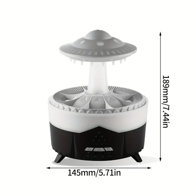 Intelligent air humidifier with aromatherapy and large tank