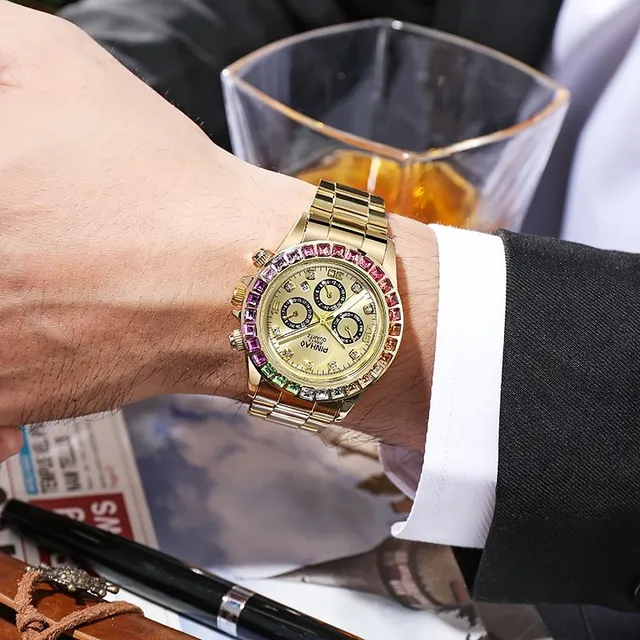Nowoczesne luksusowe zegarki dla mężczyzn Angelo