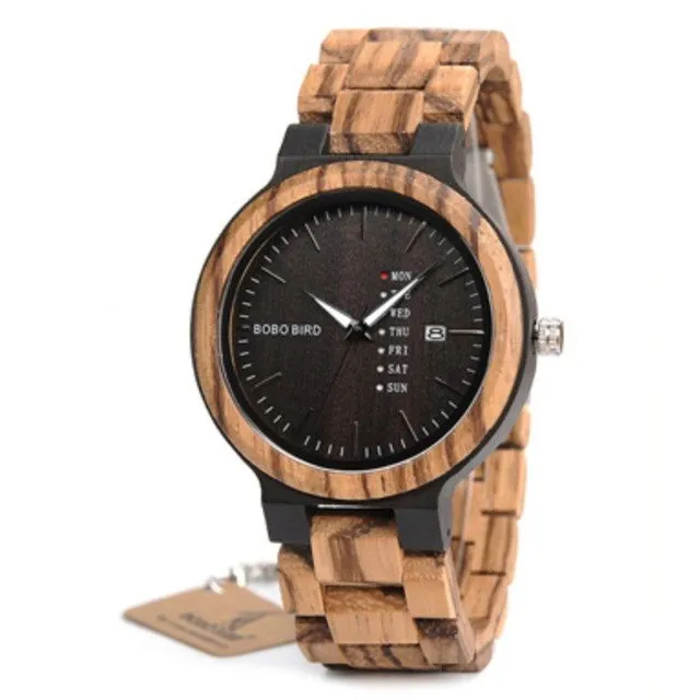 Bobo BIRD wooden watch typ-tmavy-cifernik