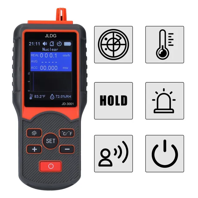 Manual radiation detector