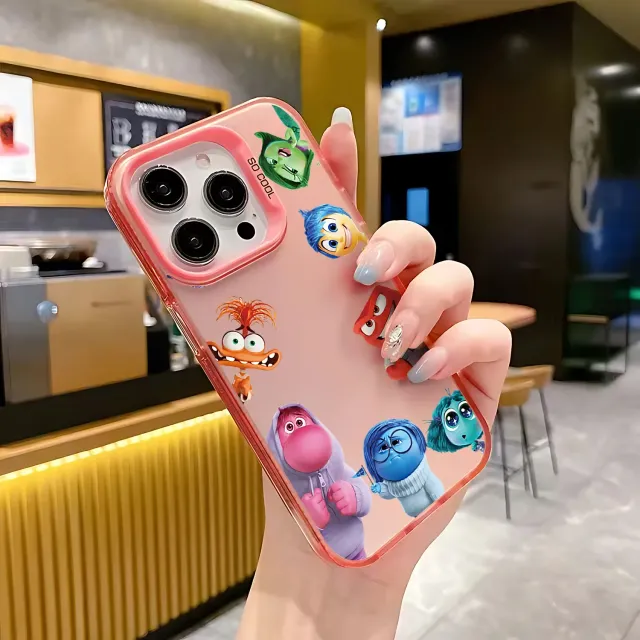 Trends silicone cover on iPhones with motifs of favorite characters from a fairy tale In the head 2 - Inside Out 2