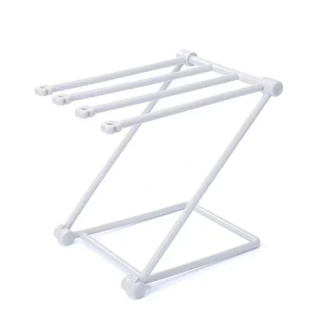 Practical mini stand for kitchen towels and rags - several color variants