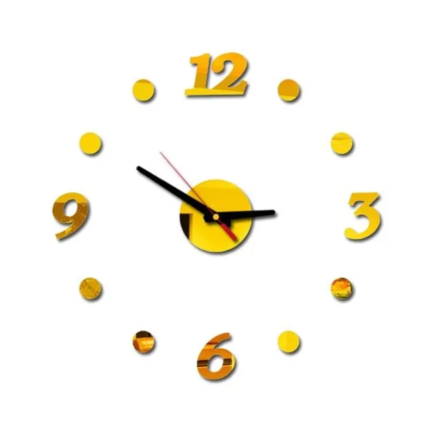 Stylish modern 3D clock 20