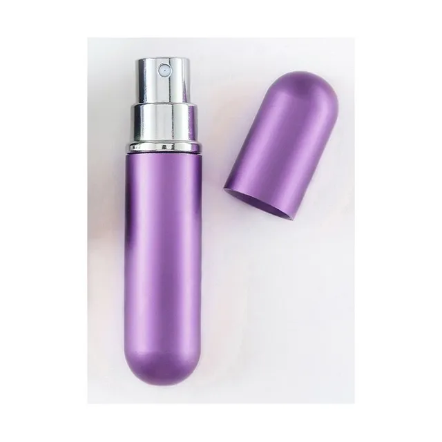 Practical mini bottle for pumping your favourite perfume in matt Arwel finish