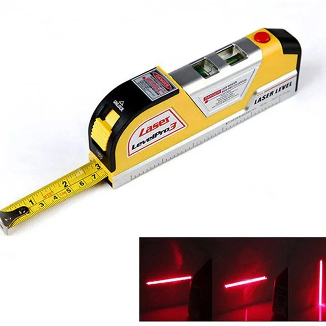 Laser water level with winding subway