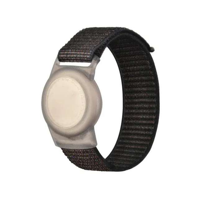 Children's nylon bracelet for AirTag black 170mm