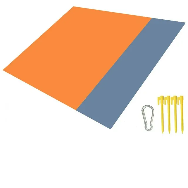 Waterproof pocket beach blanket 2x2.1m - Foldable portable picnic pad