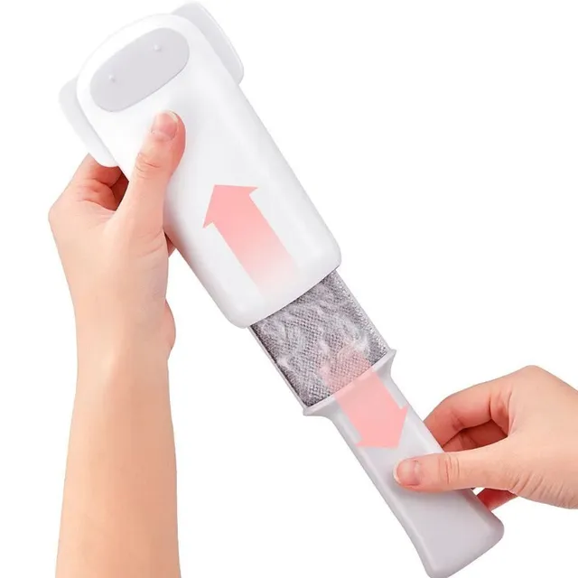 Animal hair remover + self-cleaning case