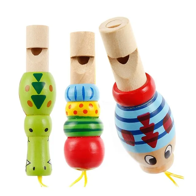 A child's wooden whistle