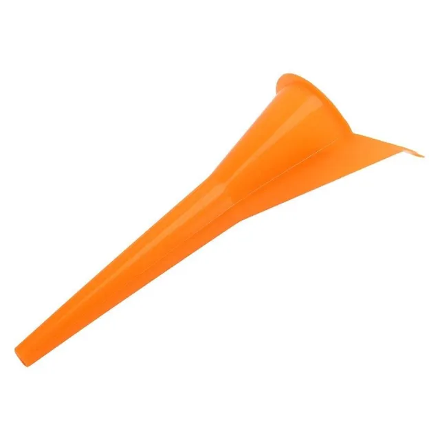 Plastic oil and fuel funnel