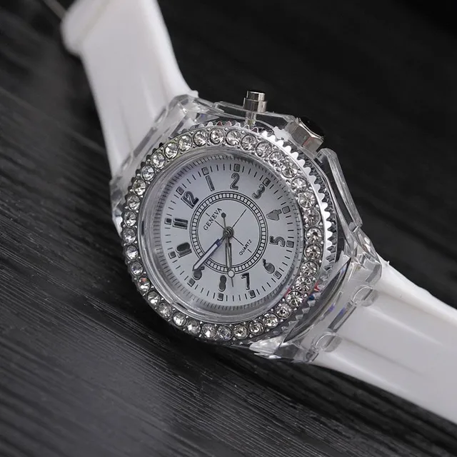 Ladies beautiful watch with luminous strap Afif