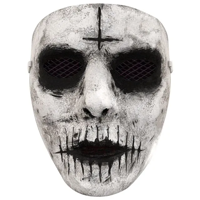 Scary Halloween mask with motive of death