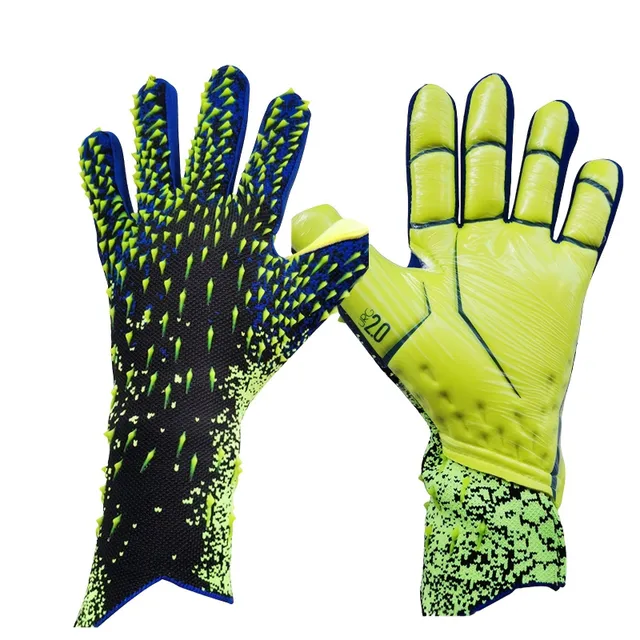 Gants de gardien de but professionnels - Respirants, confortables et durables pour les sports en extérieur (Verts)