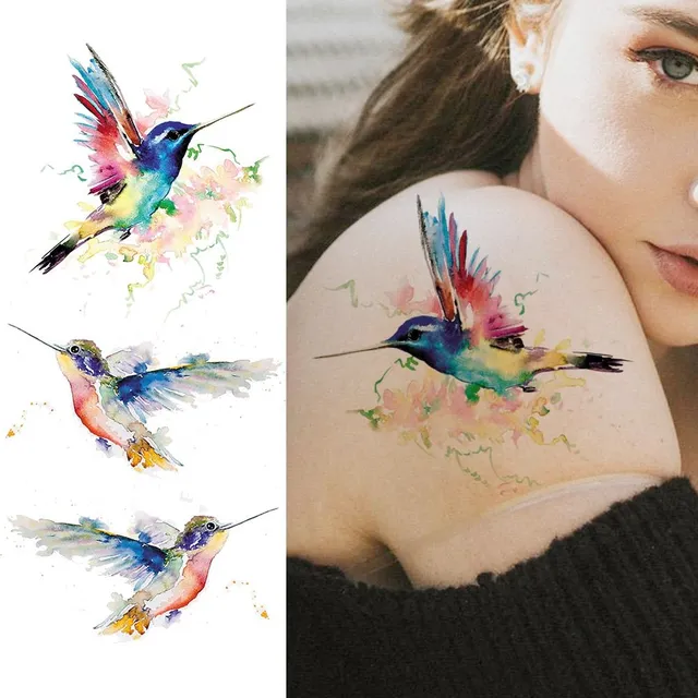 Beautiful color temporary tattoo DMZ062