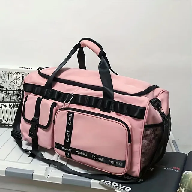 Large capacity travel bag, multifunctional bag, bag for separating dry and wet luggage Christmas, Halloween and Thanksgiving gifts