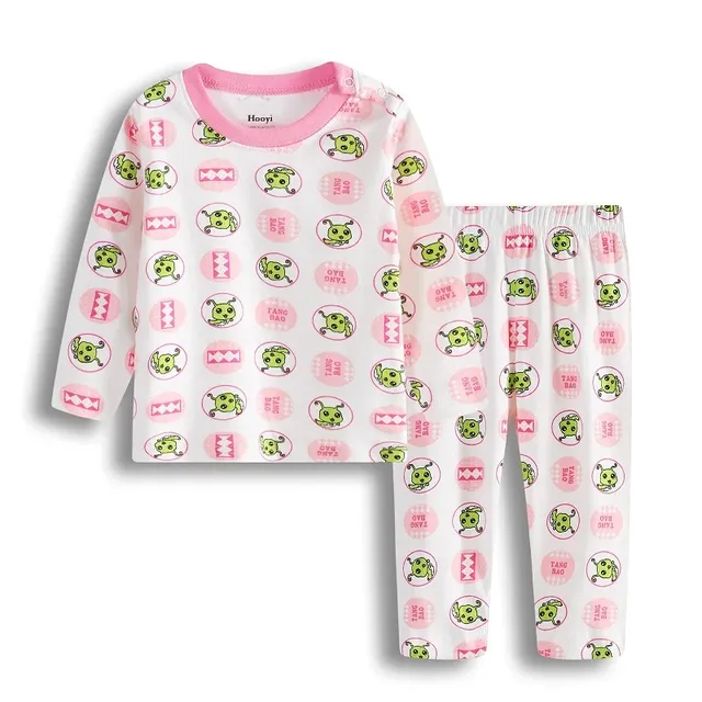 Children's pajamas for boys and girls with long sleeves (3-24 months)