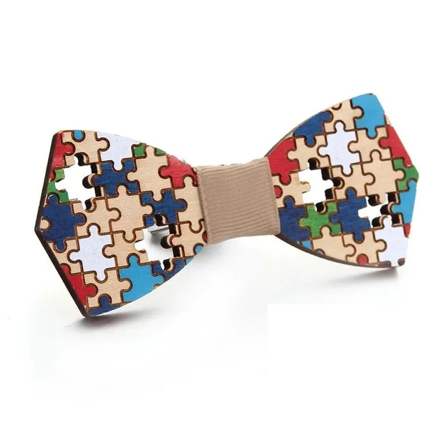 Wooden bow tie