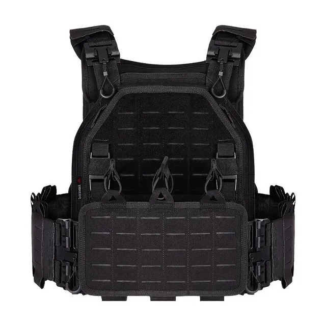 Tactical waterproof and durable vest with MOLLE compatibility for outdoor training - 1000D strength