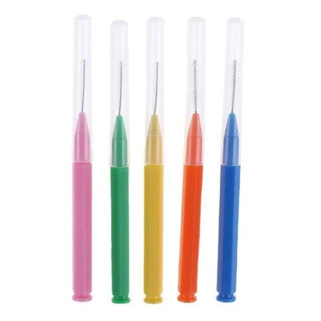 Interdental brushes 30 pcs - 0,6 mm - multiple colours