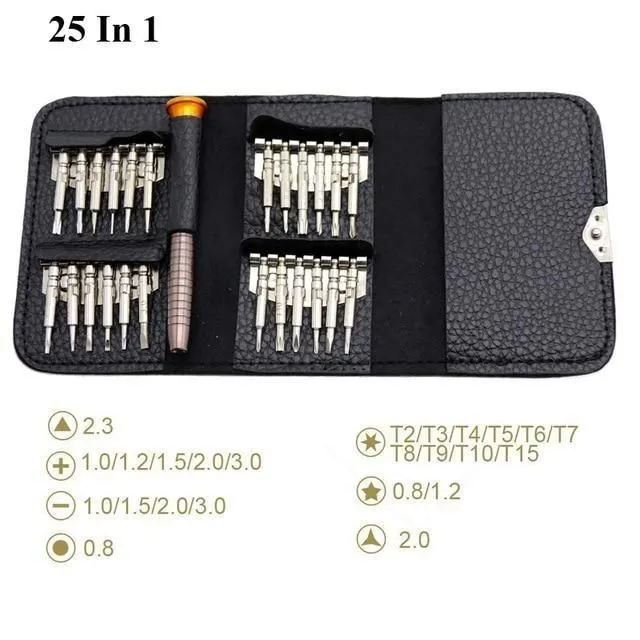 Set of mini screwdrivers
