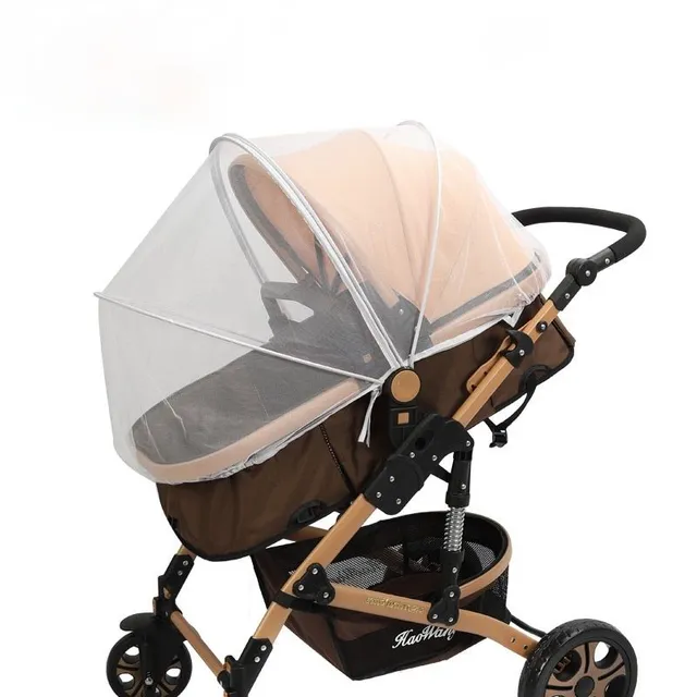 Luxurious modern single-color stylish net with fixed structure for strollers - more colors
