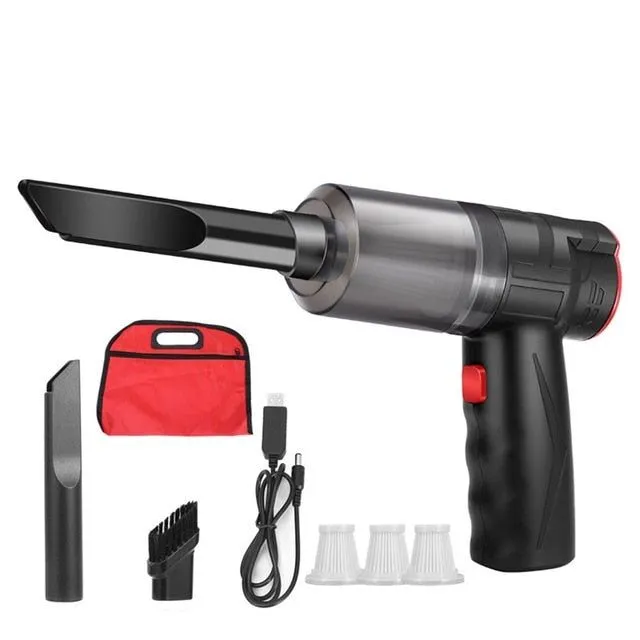 Cordless portable powerful car vacuum cleaner for wet and dry vacuuming