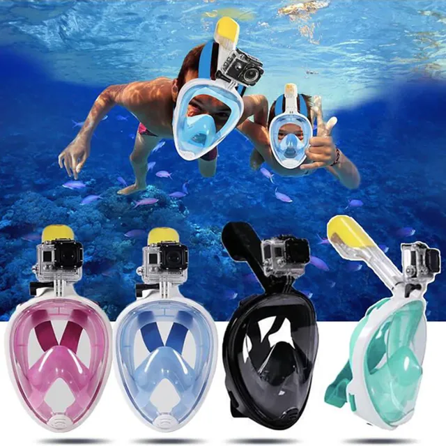 COP CAM Full face snorkeling mask with GoPro camera connection